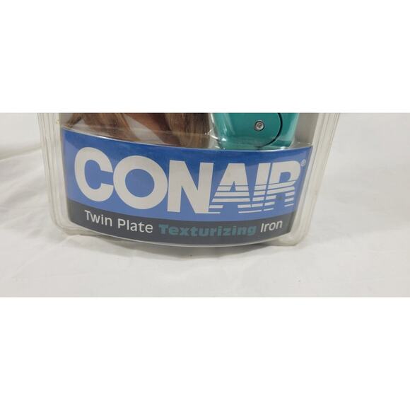 Conair Twin Plate Texturizing Iron The Crumpler Teal Model CS12CS 2001 NEW - Picture 5 of 7